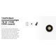 Spoturi incastrabile spatii comerciale - Spot LED incastrabil TULIPA Black recessed downlight 7W 36° 2700K CRI90 casambi