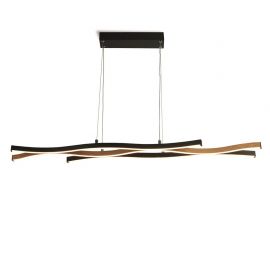 Pendule, Lustre suspendate - Lustra LED suspendata design modern Bloom Swirl