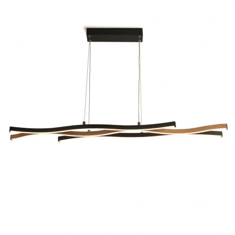 Pendule, Lustre suspendate - Lustra LED suspendata design modern Bloom Swirl