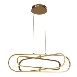 Candelabre, Lustre - Lustra suspendata LED design modern Clip auriu