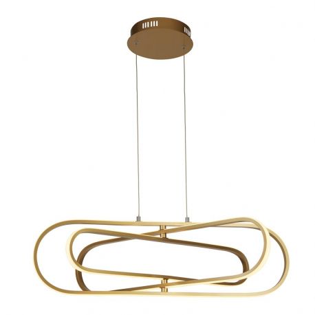 Candelabre, Lustre - Lustra suspendata LED design modern Clip auriu