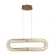 Candelabre, Lustre - Lustra suspendata LED design modern Clip auriu