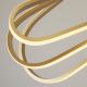 Candelabre, Lustre - Lustra suspendata LED design modern Clip auriu