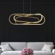 Candelabre, Lustre - Lustra suspendata LED design modern Clip auriu