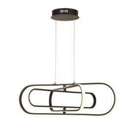 Candelabre, Lustre - Lustra suspendata LED design modern Clip negru