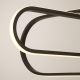 Candelabre, Lustre - Lustra suspendata LED design modern Clip negru