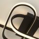 Lustre aplicate - Lustra suspendata LED design modern Clip negru