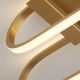Lustre aplicate - Lustra aplicata LED design modern Clip auriu