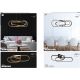 Lustre aplicate - Lustra aplicata LED design modern Clip auriu