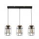 Pendule, Lustre suspendate - Lustra cu 3 pendule design geometric Vision Cage