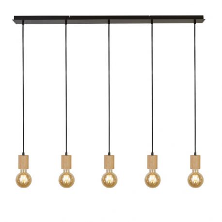 Pendule, Lustre suspendate - Lustra cu 5 pendule design minimalist Spinny
