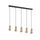 Pendule, Lustre suspendate - Lustra cu 5 pendule design minimalist Spinny