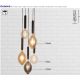 Pendule, Lustre suspendate - Lustra cu 5 pendule design minimalist Dulwich