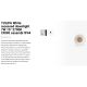 Spoturi incastrabile spatii comerciale - Spot LED incastrabil TULIPA White recessed downlight 7W 15° 2700K CRI90 casambi IP44