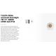 Spoturi incastrabile spatii comerciale - Spot LED incastrabil TULIPA White recessed downlight 7W 15° 4000K CRI90 dali IP44