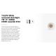 Spoturi incastrabile spatii comerciale - Spot LED incastrabil TULIPA White recessed downlight 7W 15° 4000K CRI90 casambi IP44