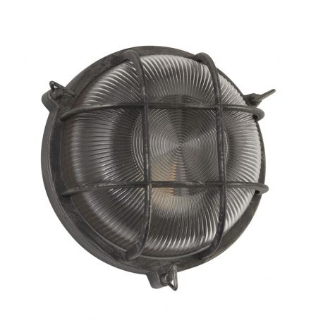 Aplice - Aplica de perete sau tavan design industrial IP44 Bulkhead Round