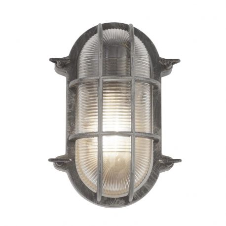 Aplice - Aplica de perete sau tavan design industrial IP44 Bulkhead Oval