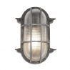 Aplica de perete sau tavan design industrial IP44 Bulkhead Oval