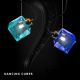 Pendule, Lustre suspendate - Pendul design LUX, cub din sticla suspendat personalizabil Dancing Cube
