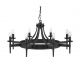 Candelabru stil rustic Cartwheel II 8L 