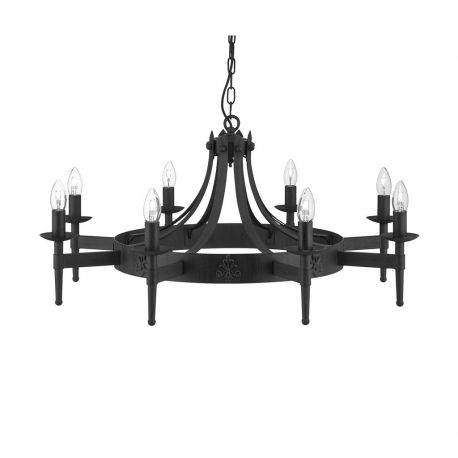 Candelabre, Lustre - Candelabru stil rustic Cartwheel II 8L