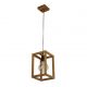 Pendule, Lustre suspendate - Lustra din lemn design rustic industrial Square