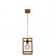 Pendule, Lustre suspendate - Lustra din lemn design rustic industrial Square