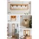 Plafoniere - Plafoniera din lemn design rustic industrial Square 4L