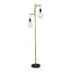 Lampadare - Lampa de podea din lemn design rustic Woody 2L