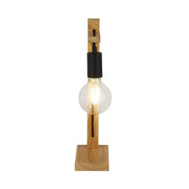Veioze - Lampa de masa din lemn design rustic Woody