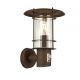 Aplice - Aplica de perete exterior cu senzor de miscare IP44 Edgeware maro rustic
