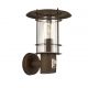 Aplice - Aplica de perete exterior cu senzor de miscare IP44 Edgeware maro rustic