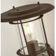 Aplice - Aplica de perete exterior cu senzor de miscare IP44 Edgeware maro rustic