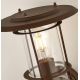 Aplice - Aplica de perete exterior cu senzor de miscare IP44 Edgeware maro rustic