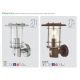 Aplice - Aplica de perete exterior cu senzor de miscare IP44 Edgeware maro rustic