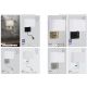 Aplice, corpuri de iluminat pentru pereti - Aplica moderna eleganta cu reader LED Hotel argintiu satin