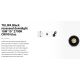 Spoturi incastrabile spatii comerciale - Spot LED incastrabil TULIPA Black recessed downlight 10W 15° 2700K CRI90 triac