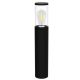 Stalp mediu pentru iluminat exterior IP44 Wellington negru mat, transparent