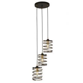 Pendule, Lustre suspendate - Lustra cu 3 pendule design modern Spring