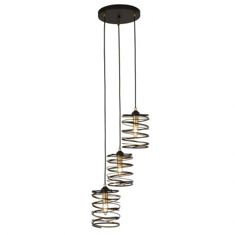 Pendule, Lustre suspendate - Lustra cu 3 pendule design modern Spring