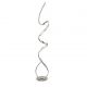 Lampa de podea LED moderna design cromat Twirls