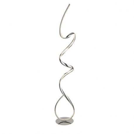 Lampadare - Lampa de podea LED moderna design cromat Twirls