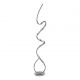 Lampadare - Lampa de podea LED moderna design cromat Twirls