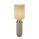 Veioze - Veioza, lampa de masa moderna Flask hessian/ nickel satinat
