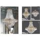 Corpuri de iluminat Lustre pentru casa scarii - Lustra XXL cristal casa scarii design LUX Versailles 19L auriu