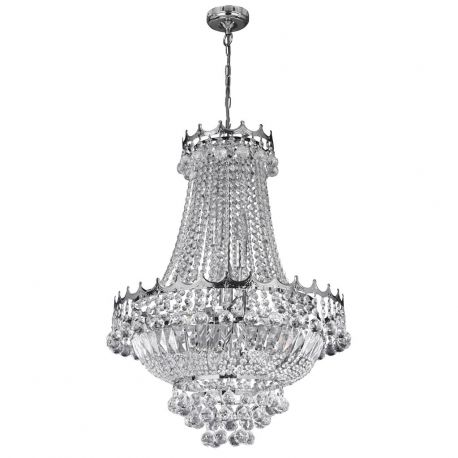 Corpuri de iluminat - Lustra eleganta design LUX Versailles 9L crom