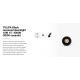 Spoturi incastrabile spatii comerciale - Spot LED incastrabil TULIPA Black recessed downlight 10W 15° 4000K CRI90 casambi