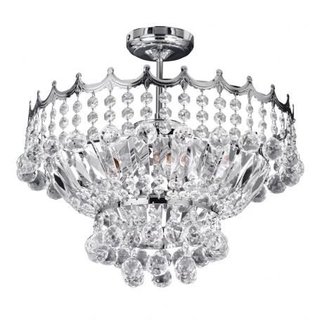 Lustre aplicate - Lustra eleganta design LUX Versailles 5L crom