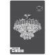 Lustre aplicate - Lustra eleganta design LUX Versailles 5L crom